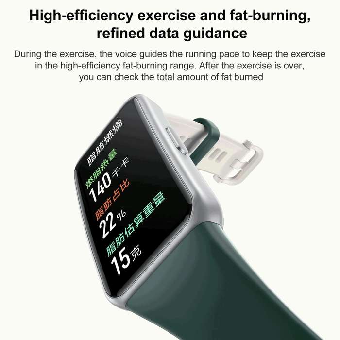 Honor Band 7 NFC, 1.47 inch AMOLED Screen, Support Heart Rate / Blood Oxygen / Sleep Monitoring(P...