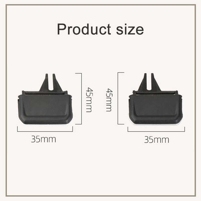 For Volkswagen Tiguan L 17-21 Car Air Conditioning Air Outlet Paddle, Left Driving(Middle-Right)