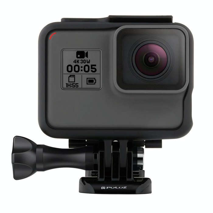 PULUZ ABS Plastic Housing Shell Frame Mount Protective Case Cage with Pedestal and Long Screw for...