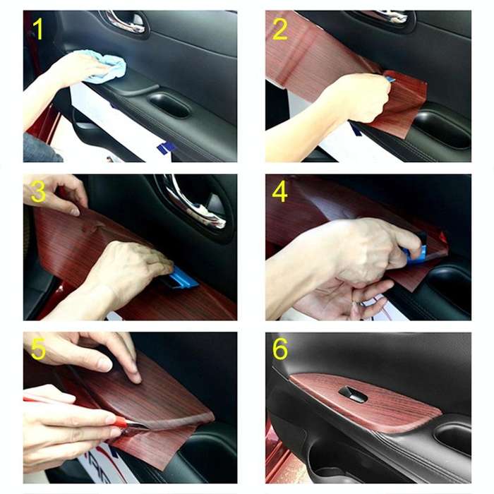 PVC Vinyl Wrap Sticker Decal Film, Size:50cm x 200cm(Glossy Wood Grain G)