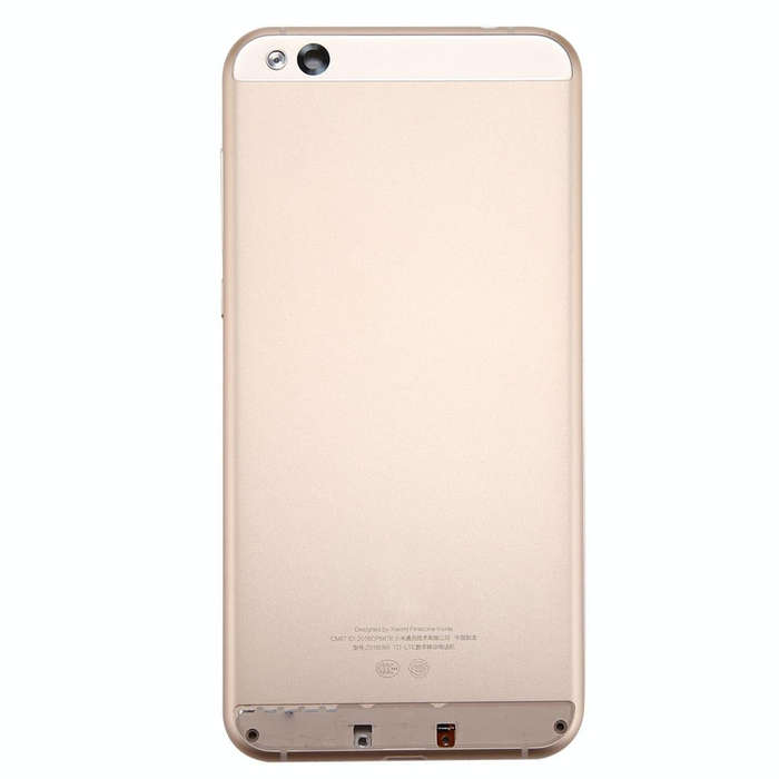 For Xiaomi Mi 5c Battery Back Cover(Gold)