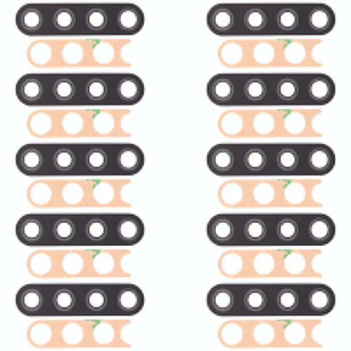 10 PCS Back Camera Lens for LG K51 / Q51 LM-Q510N K500MM