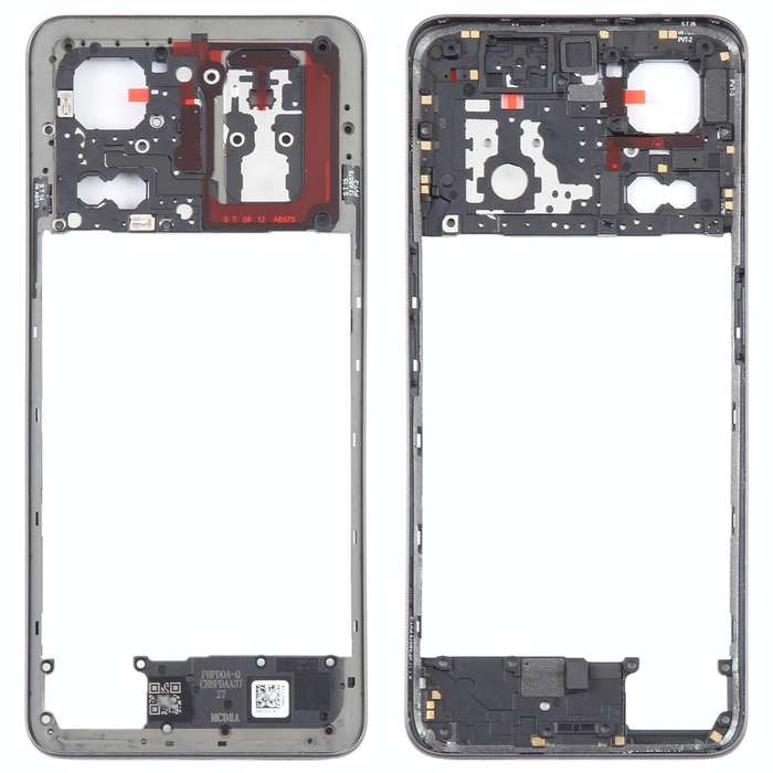 For Realme GT Neo5 SE Original Middle Frame Bezel Plate (Black)