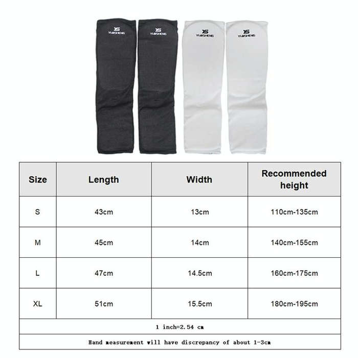 Elastic Breathable Karate Leg Guards Taekwondo EVA Board Protective Gear, Specification: L (Black)