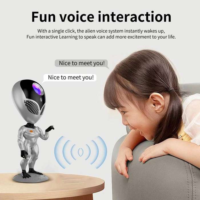 YHD001 Alien Star Projection Light Atmosphere Night Light(Silver Black)