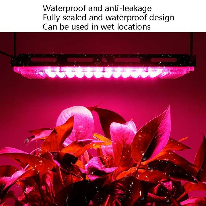 LED Plant Light Full Spectroscopy Waterproof Growth Lamp Seedlings Vegetable Filling Lamp, Power:...
