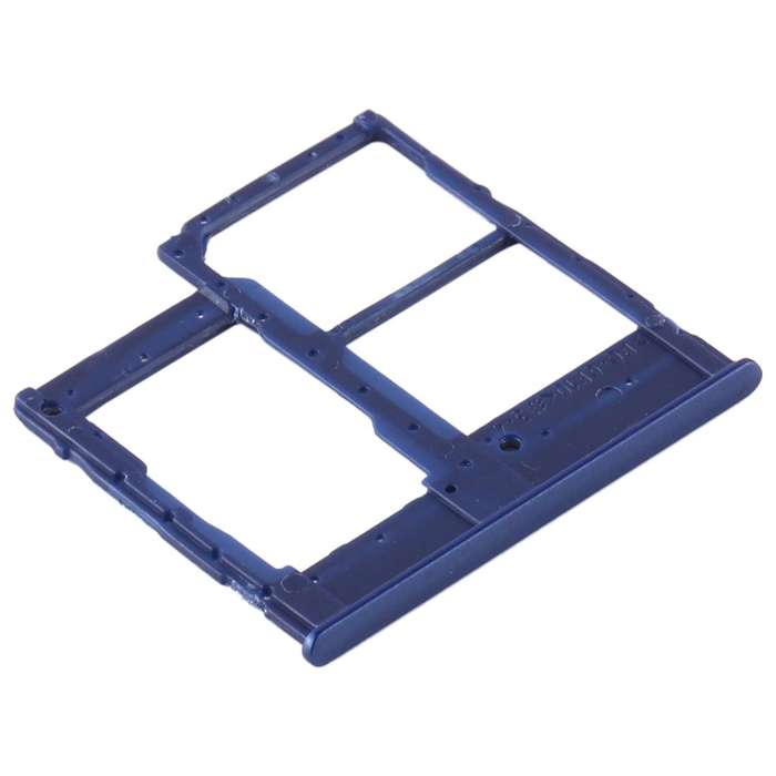 For Samsung Galaxy A20e SIM Card Tray + SIM Card Tray + Micro SD Card Tray (Blue)