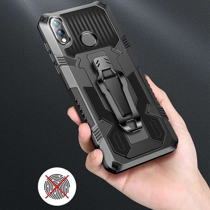 For Xiaomi Redmi Note 5 Pro Machine Armor Warrior Shockproof PC + TPU Protective Case(Army Green)