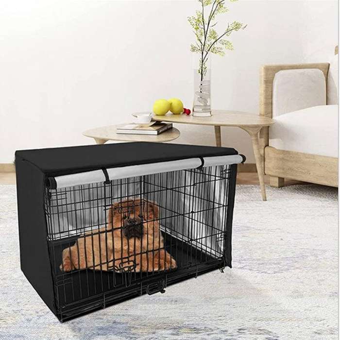 Oxford Cloth Pet Cage Cover Outdoor Furniture Dustproof Rainproof Sunscreen Cover, Size: 63.5x48x...