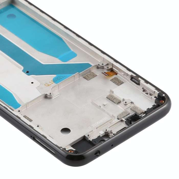 Front Housing LCD Frame Bezel Plate for Motorola Moto One (P30 Play) (Black)