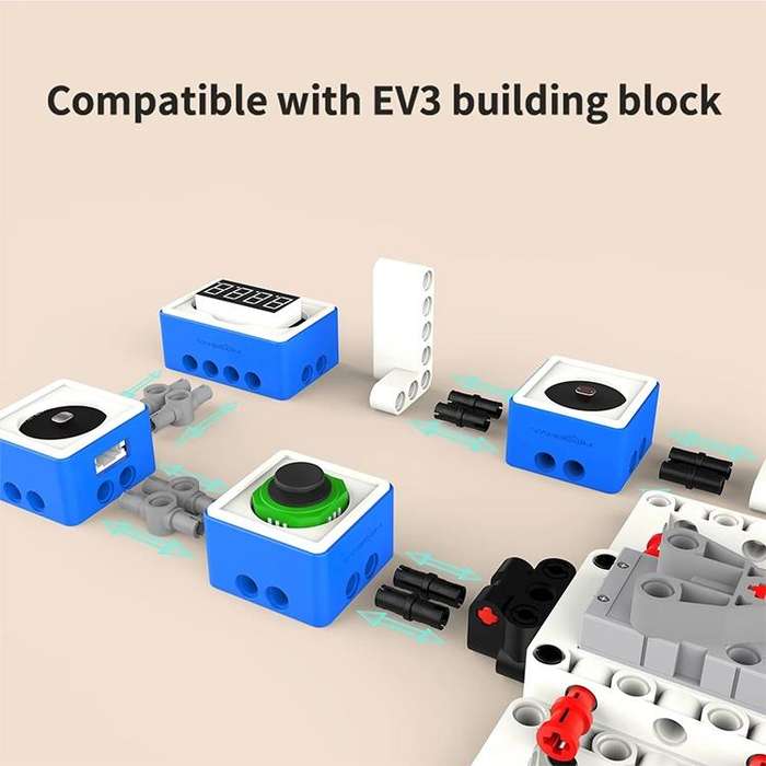 Yahboom Building Block Sensor Module Kit, Compatible with Micro:bit V2/V1.5 Arduino UNO Raspberry...