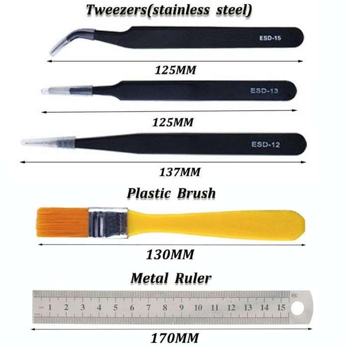 Portable Cloth Bag Mobile Phone Disassembly Maintenance Tool Multi-function Combination Tool Scre...
