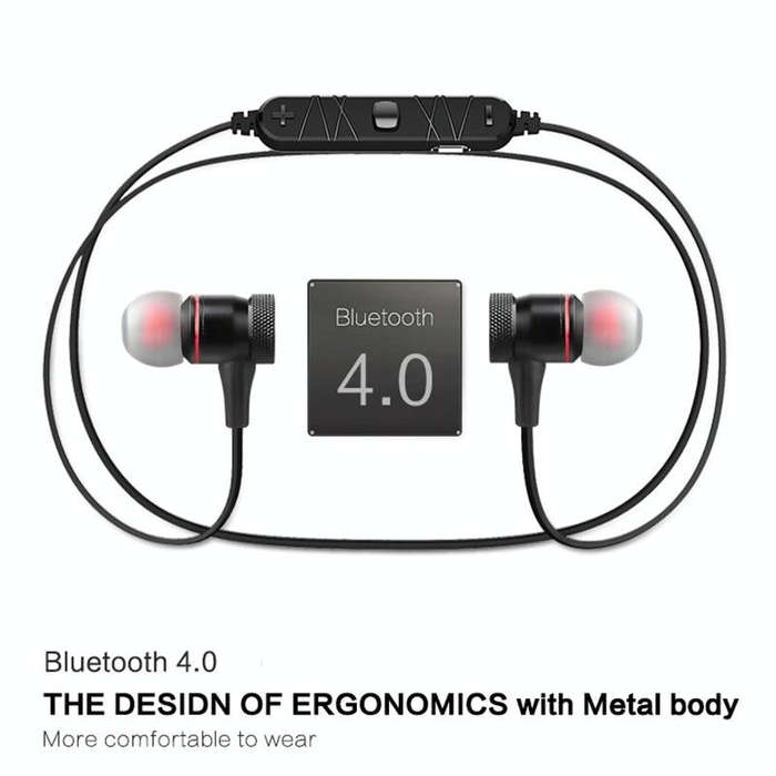 awei A920BL Wireless Bluetooth Sports Stereo Earphones(Black)