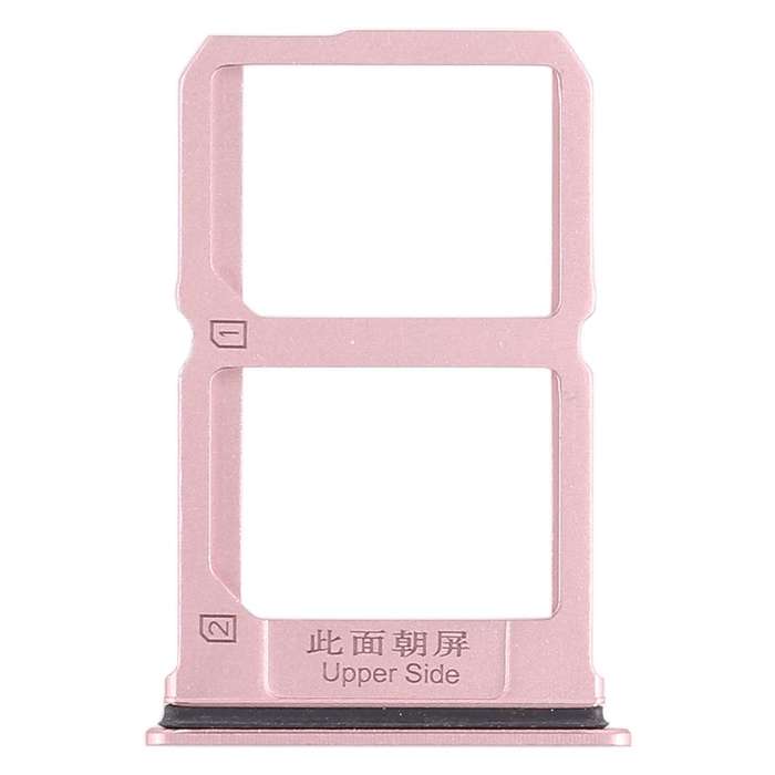 For Vivo X9 2 x SIM Card Tray (Rose Gold)