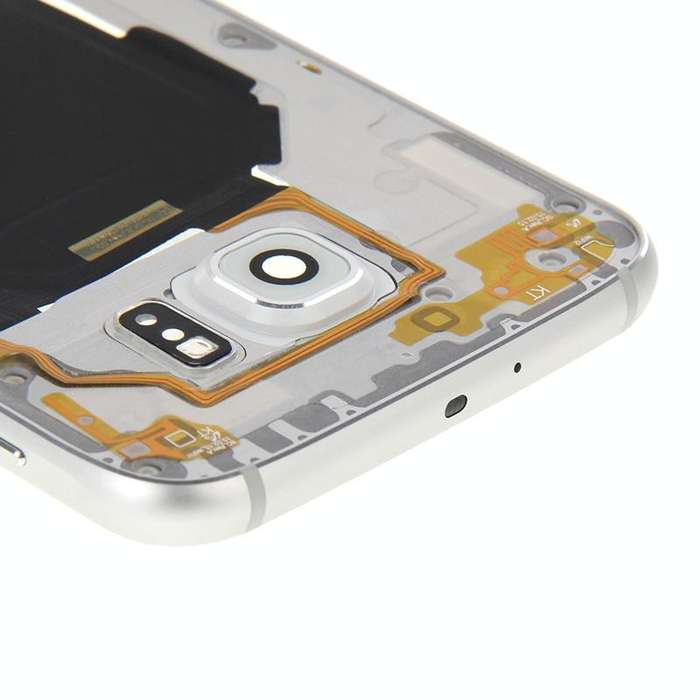 For Galaxy S6 / G920F Back Plate Housing Camera Lens Panel  with Side Keys and Speaker Ringer Buz...