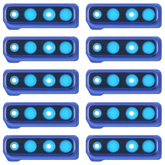 For Galaxy A9 (2018) A920F/DS 10pcs Camera Lens Cover (Blue)