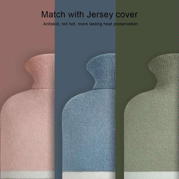 Large Explosion-proof Water-injected PVC Warm Water Bag, Spec: 1000ml (Light Grey)