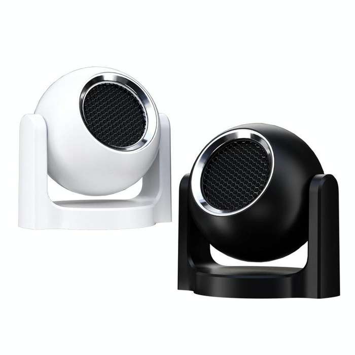 12V Winter Car-mounted Fast-heating Air Heater Window Glass Defogging Heater(White)