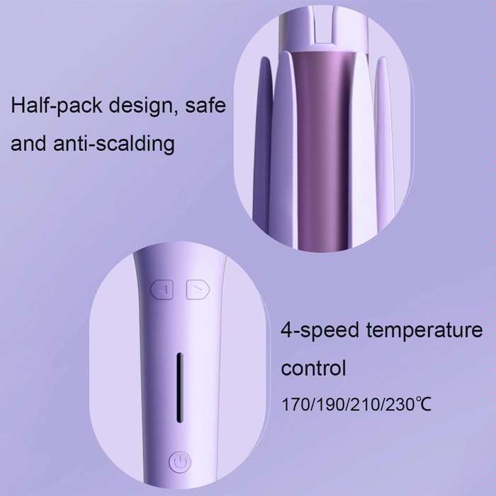 RD-2118 32mm Intelligent Induction Automatic Curling Iron Electric Rotary Automatic Hair Curler, ...