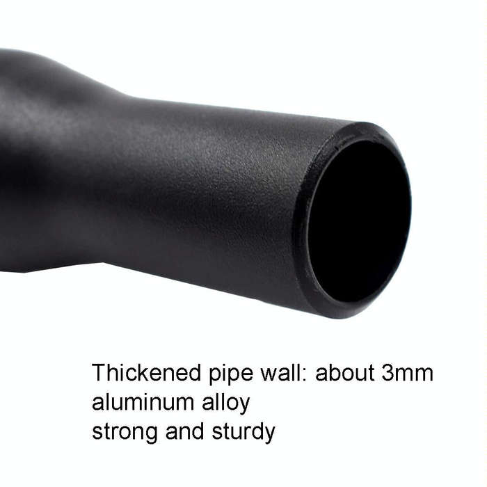 FMFXTR Aluminum Alloy Mountain Bike Extended Seat Post, Specification: 31.8x530mm (Black)
