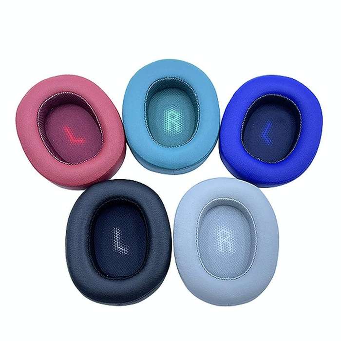 1 Pair Headphone Cover Foam Cover for JBL E55BT, Color: Blue