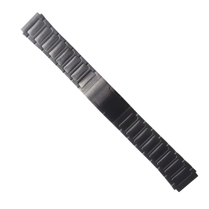 For Garmin Vivoactive 4 22mm I-Shaped Titanium Alloy Watch Band(Grey)