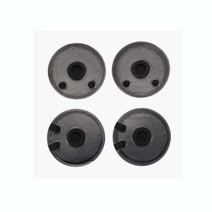 4 PCS for Macbook Air 11.6 inch & 13.3 inch (2010-2015) Bottom Case Rubber Mats(Black)