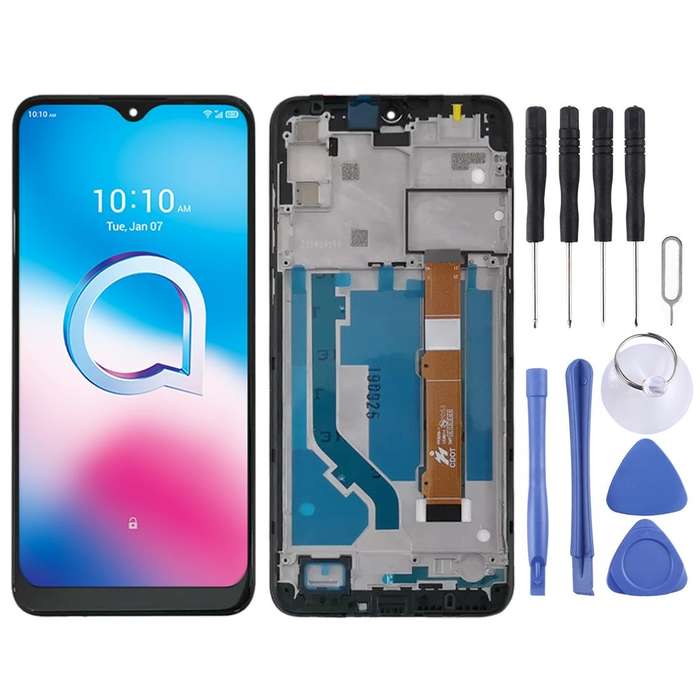 LCD Screen and Digitizer Full Assembly With Frame for Alcatel 3L 2020 OT5029 5029D 5029Y 5029U 50...