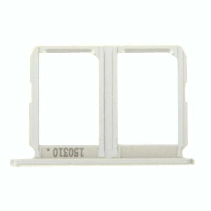 For Galaxy S6 2 SIM Card Tray (Silver)