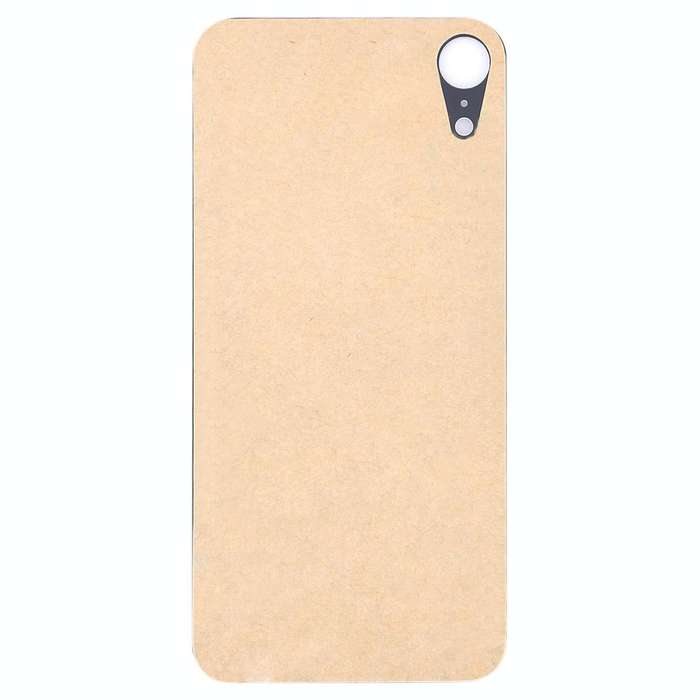 Easy Replacement Big Camera Hole Glass Back Battery Cover with Adhesive for iPhone XR(Yellow)