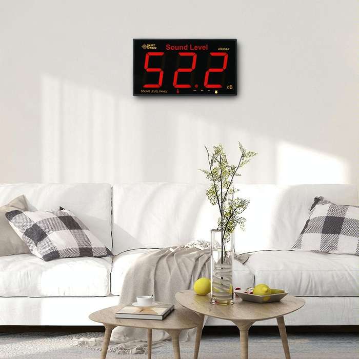 SmartSensor AR884A Smart Wall Mounted Sound Level Meter, EU/US Plug