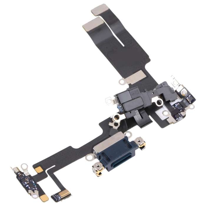 For iPhone 14 Original Charging Port Flex Cable (Dark Blue)