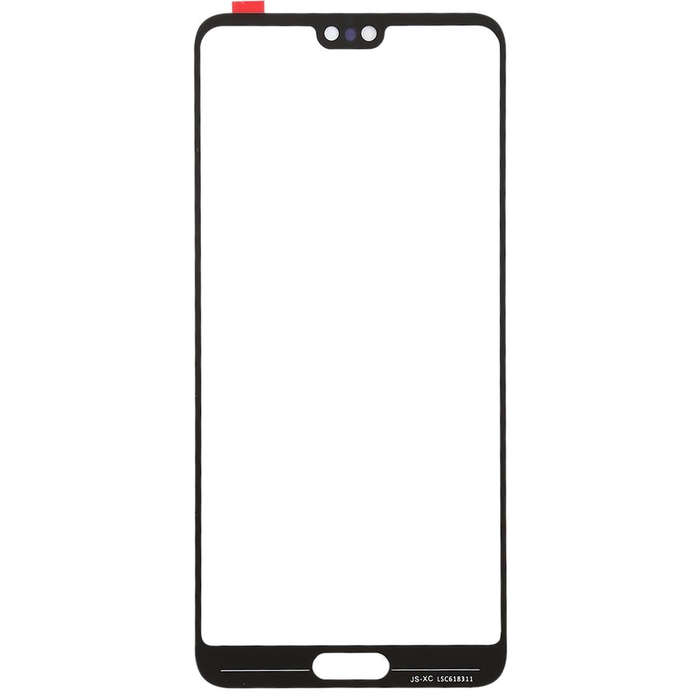 For Huawei P20  10PCS Front Screen Outer Glass Lens (Black)
