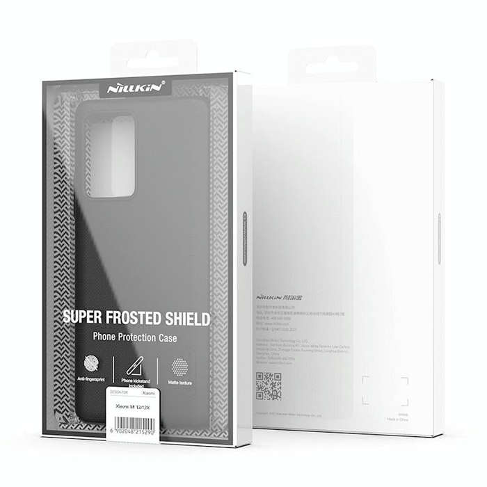 For Xiaomi 12 Lite NILLKIN Frosted PC Phone Case(Black)