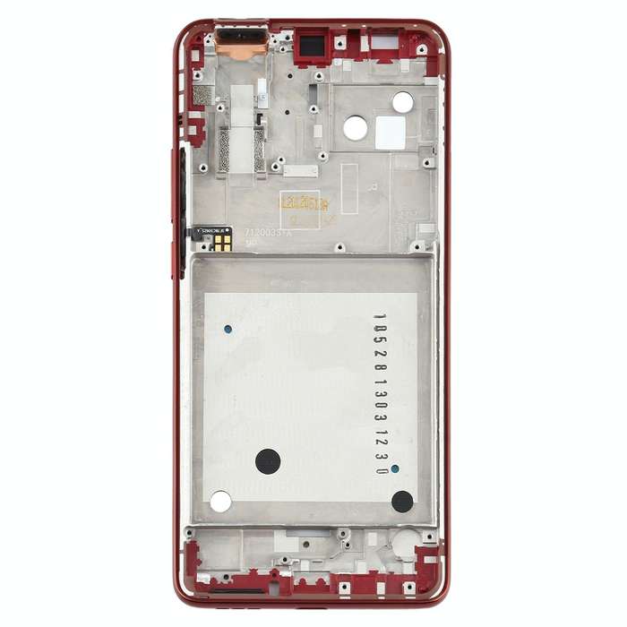 Front Housing LCD Frame Bezel Plate for Motorola One Hyper XT2027 XT2027-1 (Orange)