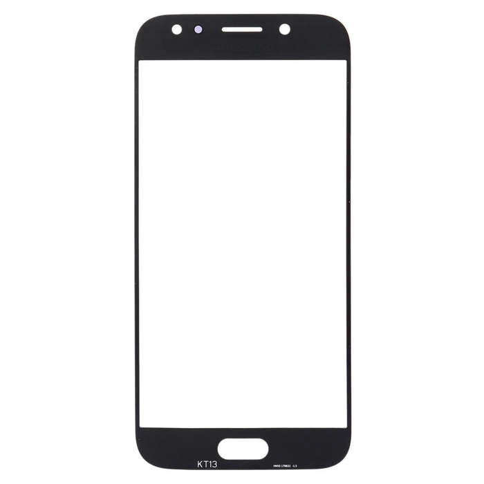 For Samsung Galaxy J3 (2017) / J330 10pcs Front Screen Outer Glass Lens (Black)