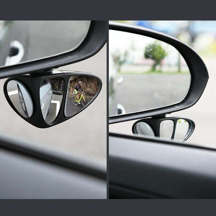 3R-146 3 in 1 Car Rearview Auxiliary Blind Spot Mirror Rear View 146 Front Wheel Mirror for Right...