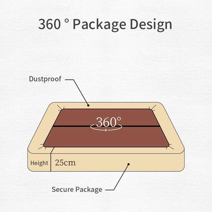 Naturehike NH20PJ023 Outdoor Camping Cotton Cover for Inflatable Cushion (OG2838AY) (Almond yellow)