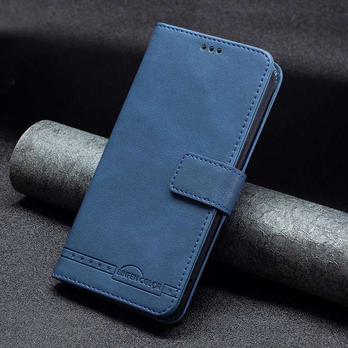 For OPPO A74 5G / A93 5G / A54 5G Magnetic Clasp RFID Blocking Anti-Theft Leather Case with Holde...