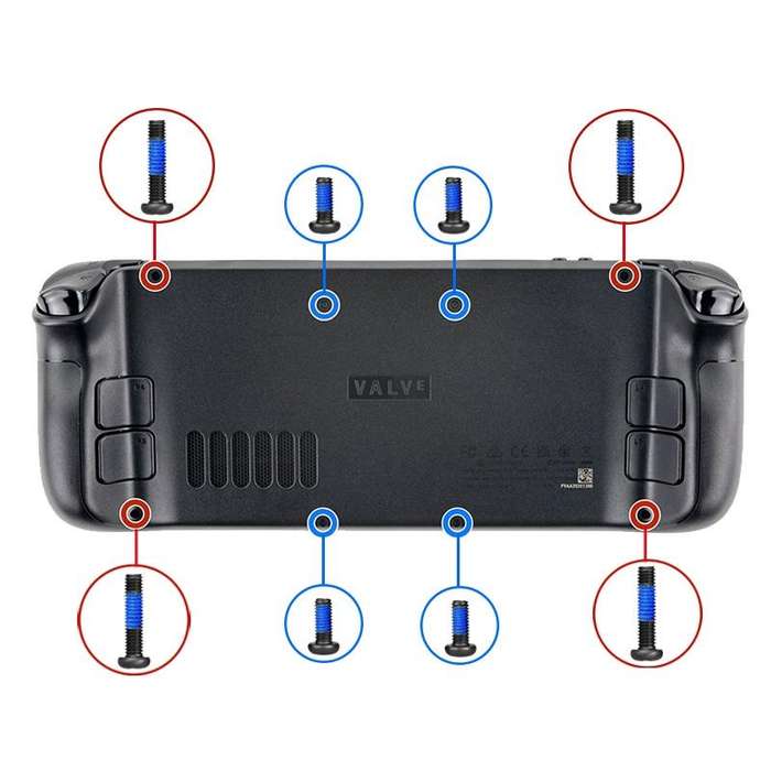 16 in 1 Steam Deck Back Cover Screw Set