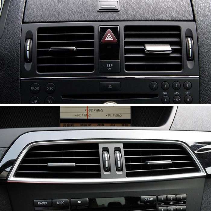 Car Air Conditioning Exhaust Switch Paddle Air Conditioning Leaf Clip for Mercedes-Benz W204 2008...