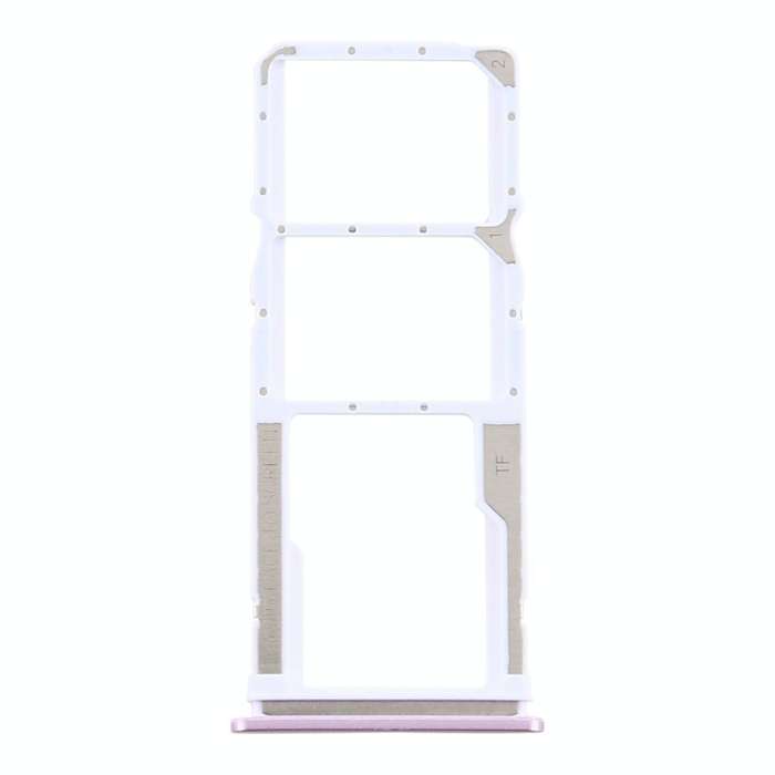 SIM Card Tray + SIM Card Tray + Micro SD Card Tray for Xiaomi Redmi 9/Poco C31(Pink)