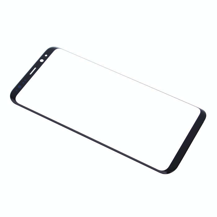 For Galaxy S9+ Front Screen Outer Glass Lens(Black)