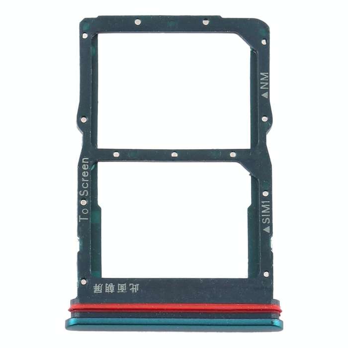 SIM Card Tray + NM Card Tray for Huawei P40 Lite 5G (Green)