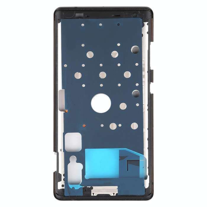 Front Housing LCD Frame Bezel Plate for Nokia 8 Sirocco (Black)