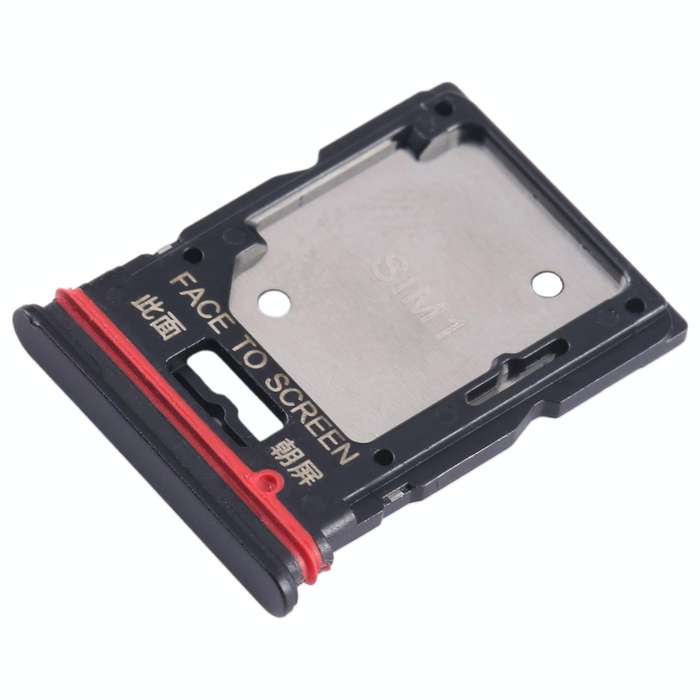 For Xiaomi Redmi K50i SIM Card Tray + SIM Card Tray / Micro SD Card Tray (Black)
