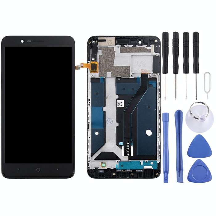 OEM LCD Screen For ZTE Blade Z Max / Z982 Digitizer Full Assembly with FrameBlack)