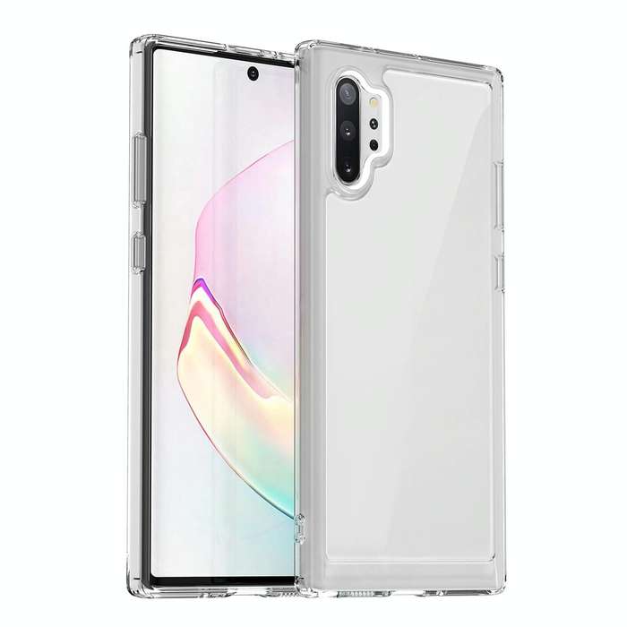 For Samsung Galaxy Note10+ 5G Colorful Series Acrylic + TPU Phone Case(Transparent)