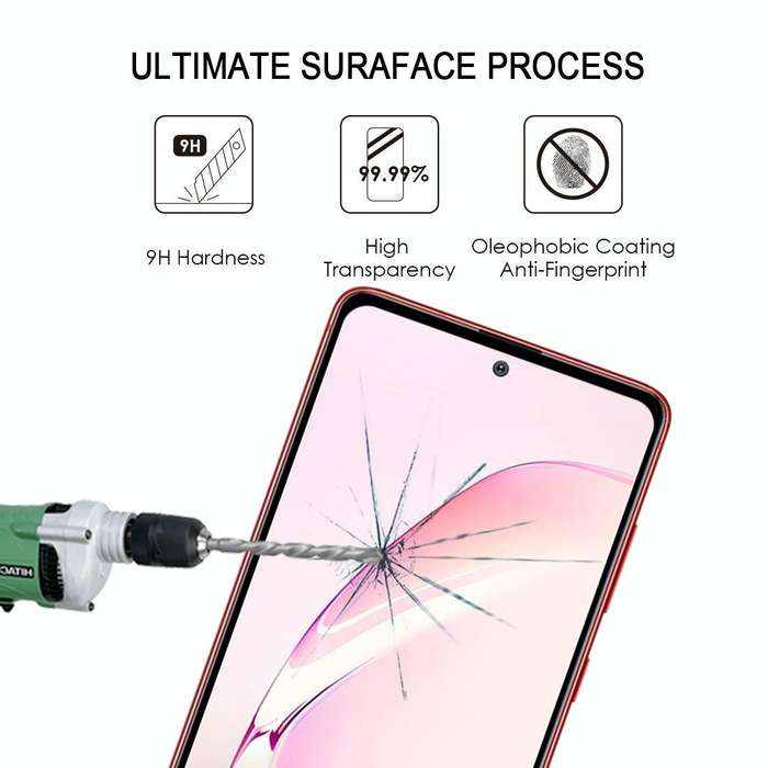 For Galaxy Note 10 Lite Full Glue Full Cover Screen Protector Tempered Glass Film