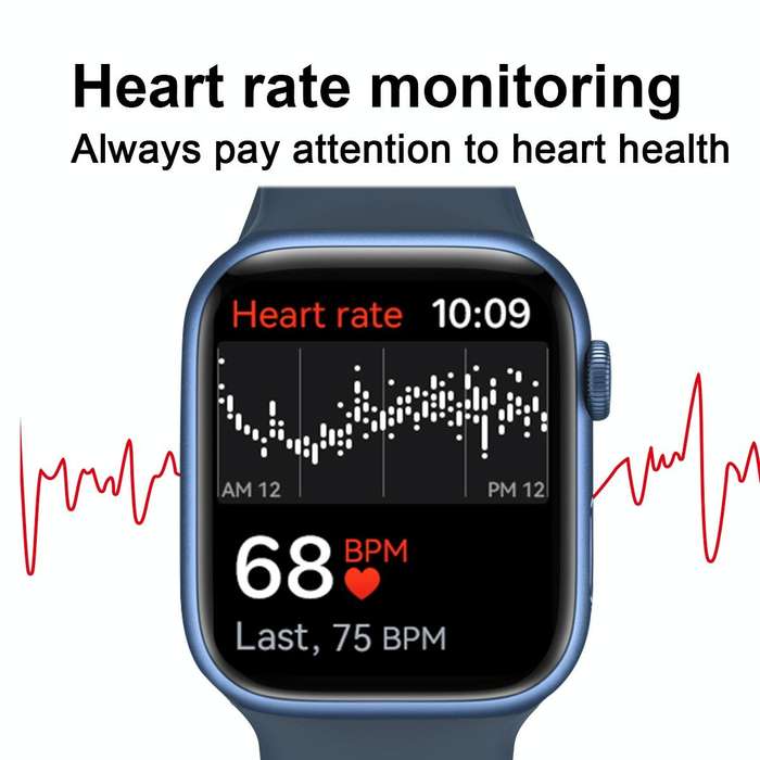 PW17 1.92 inch TFT Screen Smart Health Watch(Black)